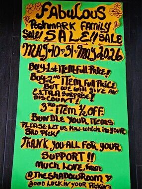 WE ARE HAVING A SALE!!!!!!!!@